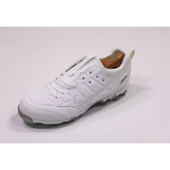 Mizuno 9-Spike Ambition 2 All White Baseball Cleats 12.5 New! - Picture 12 of 14